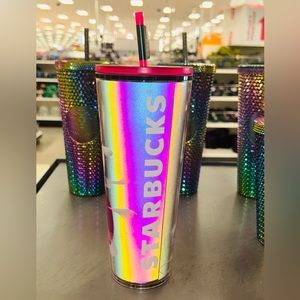 Starbucks Pumpkin Light Activated Tumbler Holographic Cup 24oz Venti Halloween